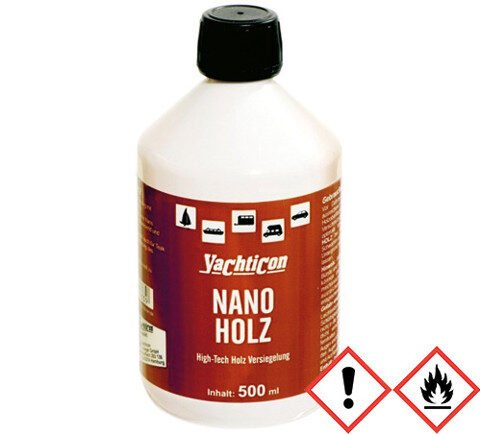 YACHTICON Nano Holz -ošetrovanie drevených povrchov, 500 ml