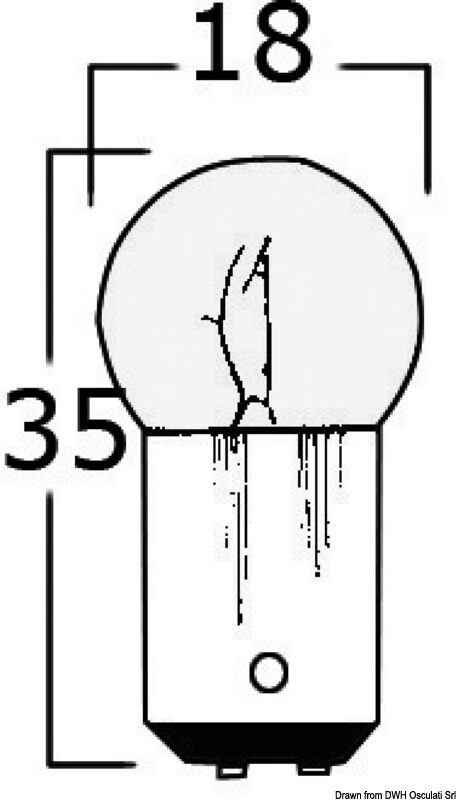 Bipolárna žiarovka 12V 5W