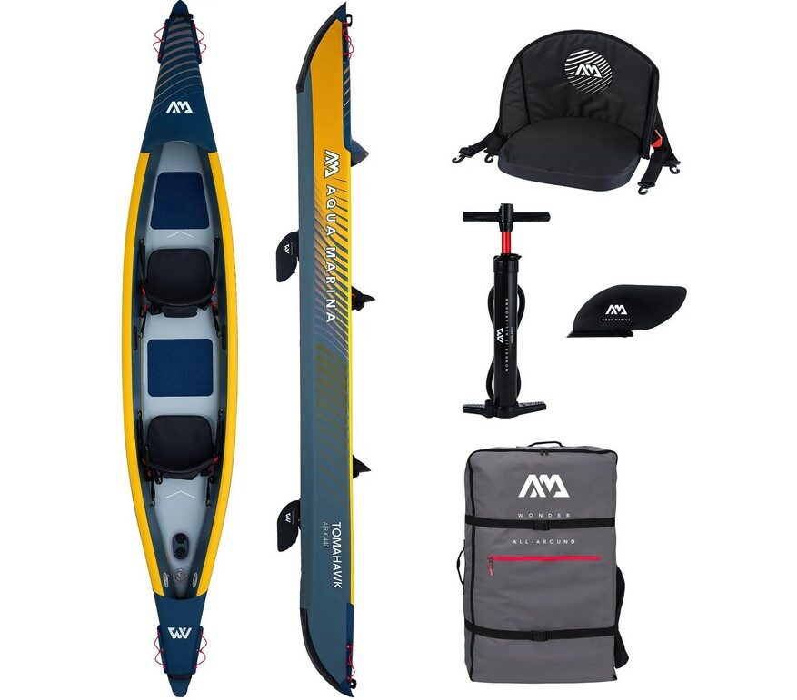 Aqua Marina Tomahawk AIR-C - 478 x 88cm vysokotlakový rýchlostný kajak