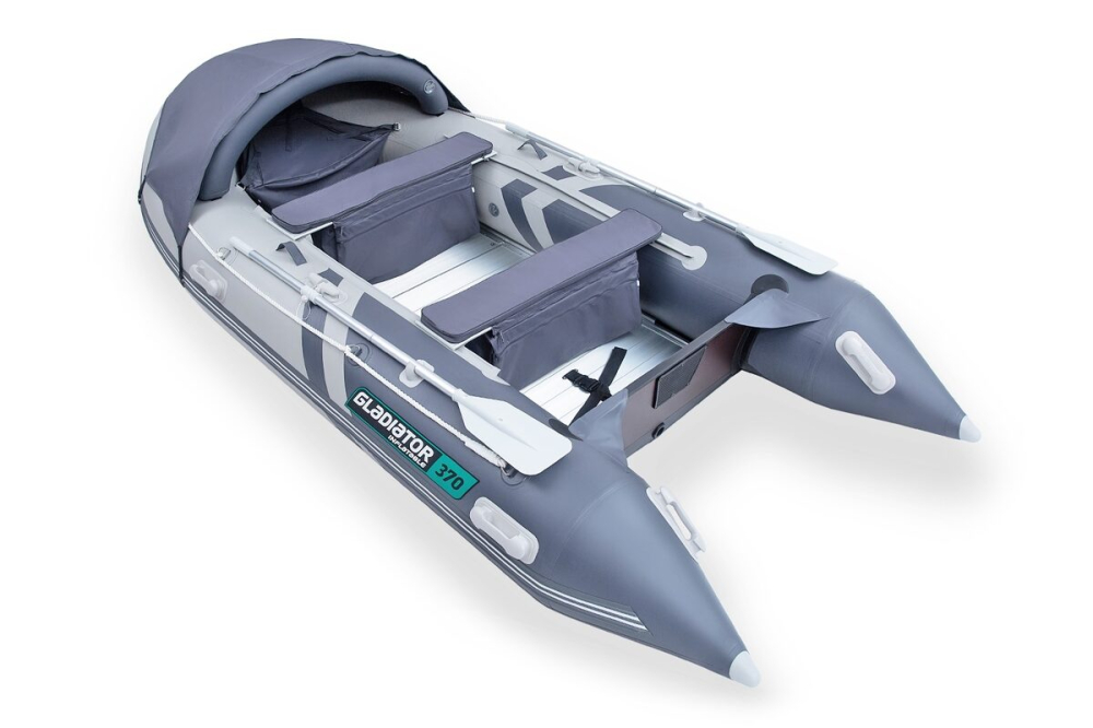 Gladiator Active C370 AL nafukovací čln s hliníkovou podlahou - šedo-šedý