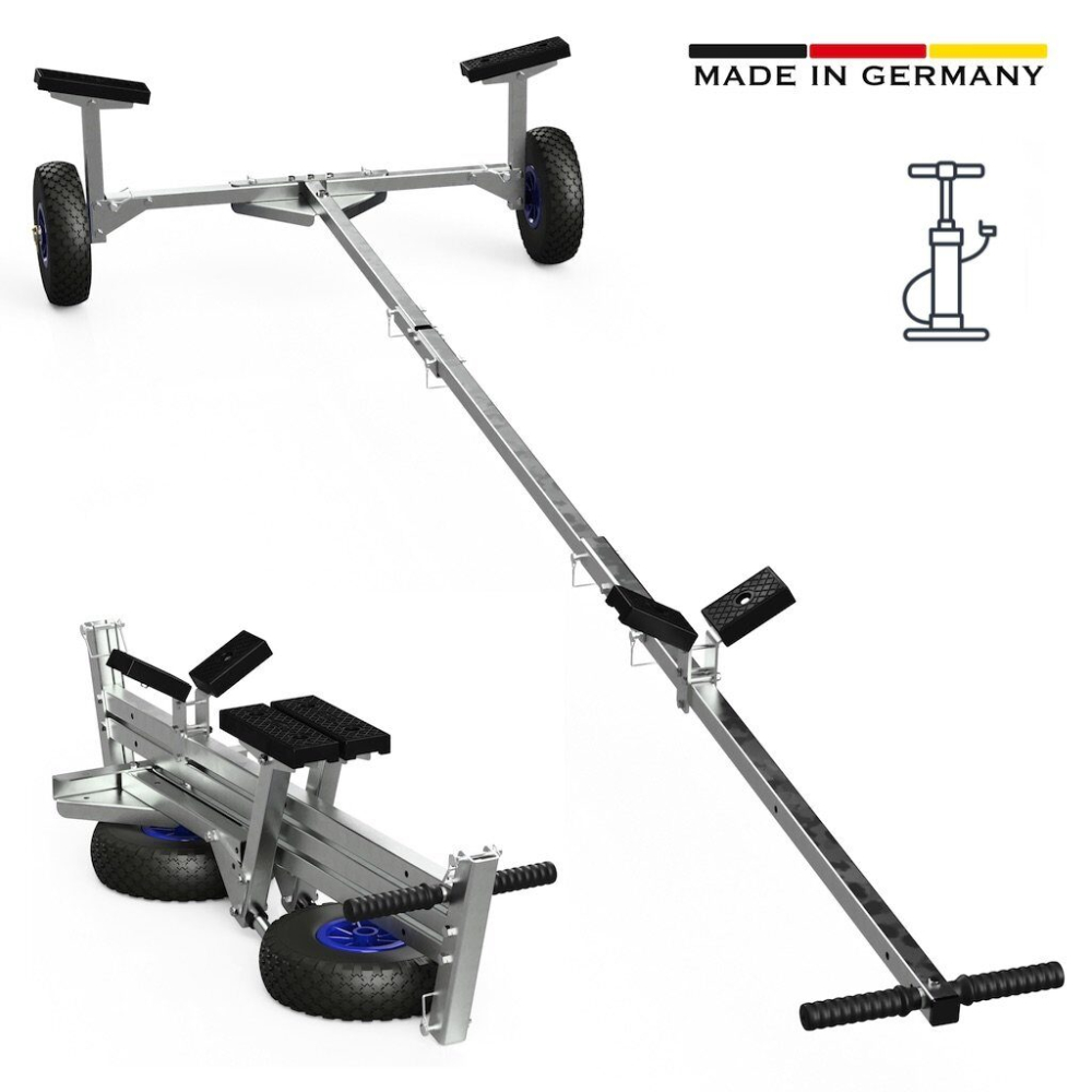 Prepravný vozík TR260-B-LU čierno/modrý