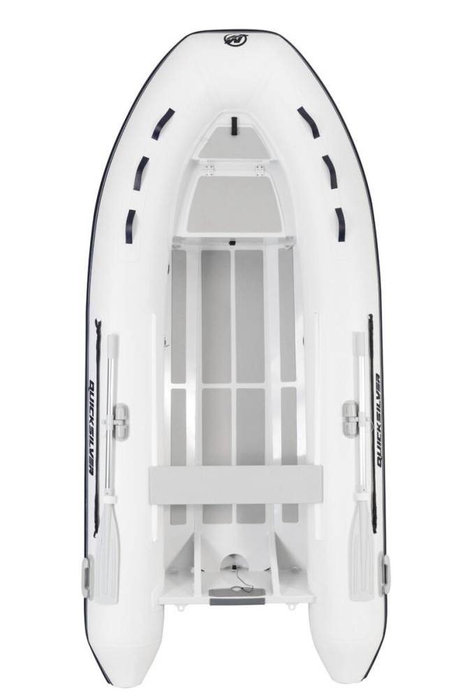 QUICKSILVER 350 ALU Rib s pevnou podlahou biely