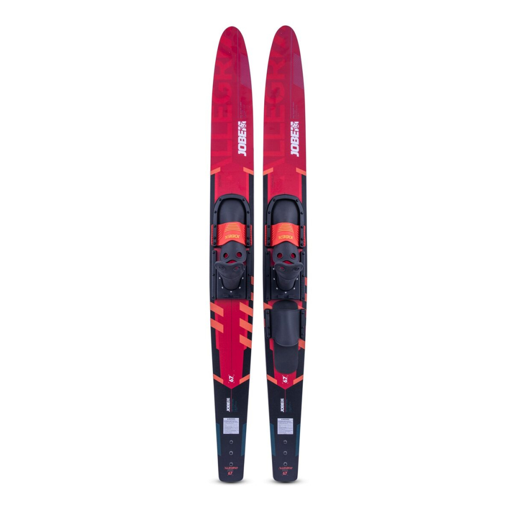 Jobe Allegre 67" Combo Waterskis Red - combo lyže
