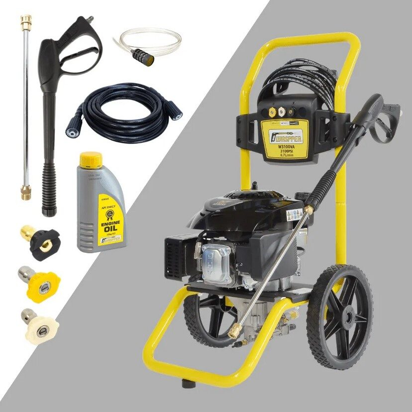 Waspper W3100VA benzínový vysokotlakový čistič, Peggas, 4.3 HP, 213 bar / 3.100 PSI