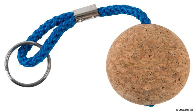 Korková plávacia kľúčenka 50 mm - guľa