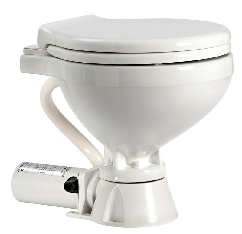 OSCULATI Elektrická toaleta Compact s plastovým sedadlom - 12V
