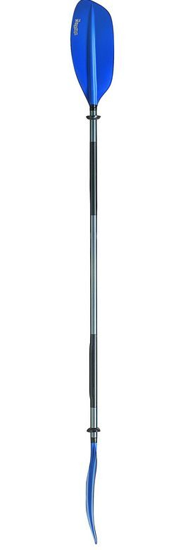 Dvojpádlo skladacie hliníkové modré - 225/120cm, Ø 29 mm