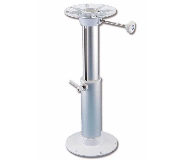 Teleskopický podstavec pod sedadlo 40-60 cm biely
