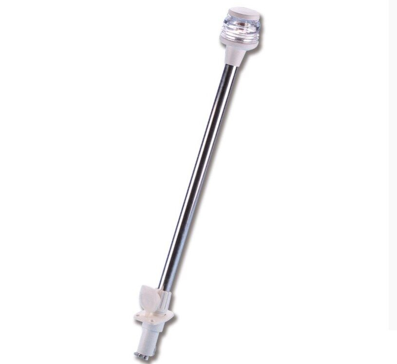 TREM kotevné svetlo 360° s odnímateľným stožiatom biele - 54 cm