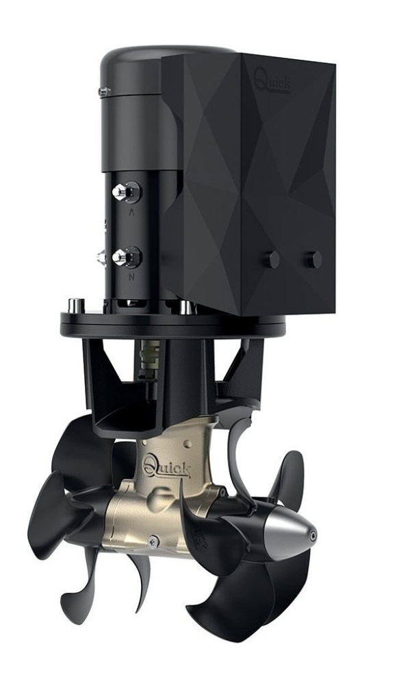 QUICK BTQ 250-120 propulsor (dokormidlovák)  - 6,5 kW, 250mm, 12V