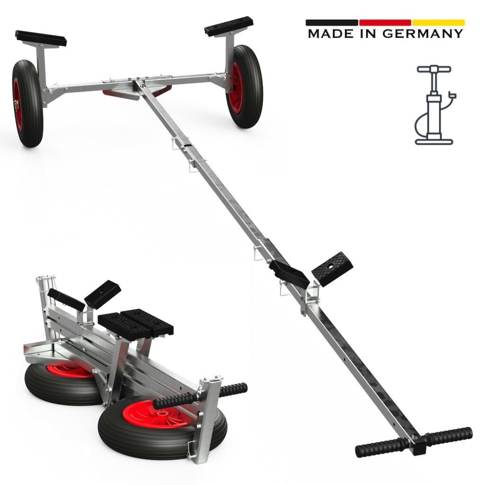 Prepravný vozík TR350-B-LU čierno/červený
