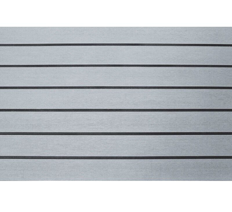Samolepiaca penová podlaha s imitáciou šedého teaku 240 x 120 cm