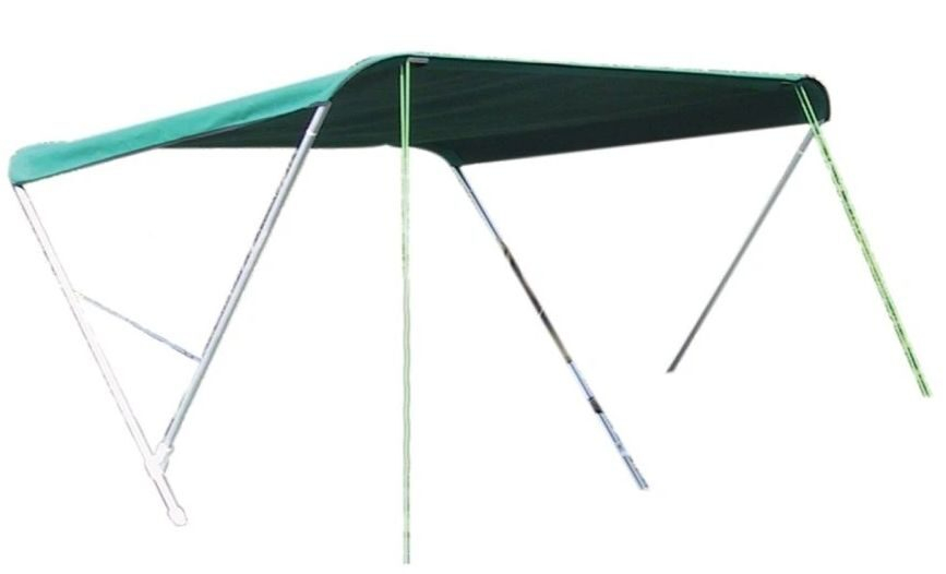 Bimini SUNWORLD II hliníková strieška na čln zelená - šírka 120-140cm, priemer rúry Ø20 mm