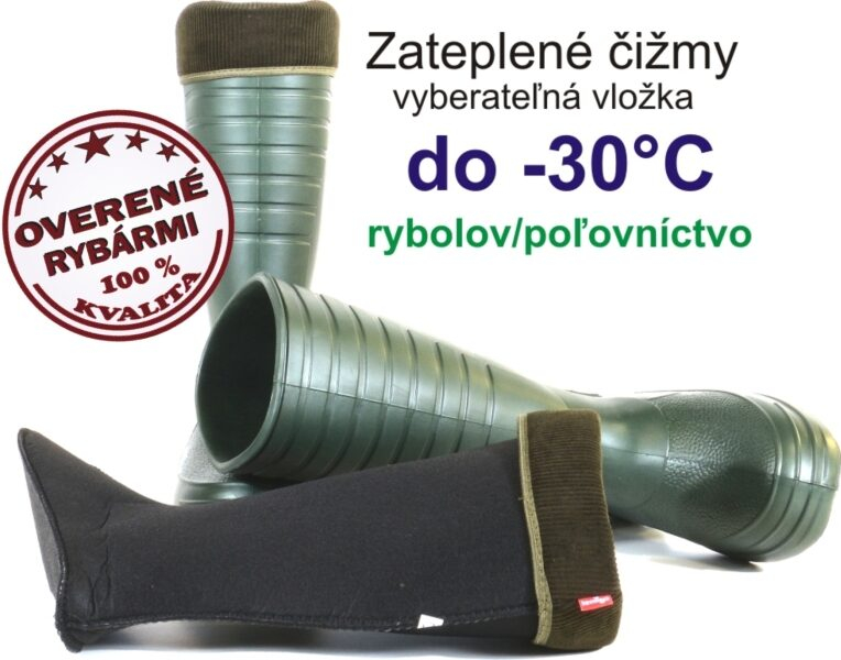 Čižmy pre rybárov Grenlander do -30° zelené