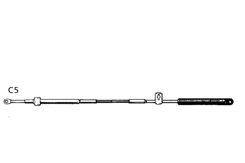Bowden radenia C5 - 8"/2,44m