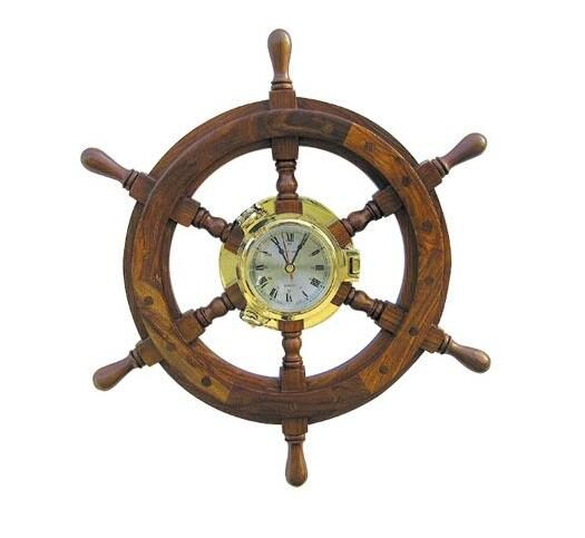 Hodiny - lodné kormidlo Φ 14 / 45 cm