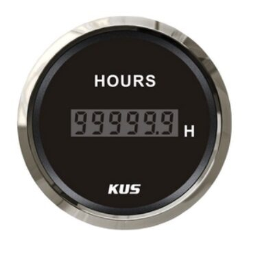 KUS LCD ukazovateľ motohodín - čierny