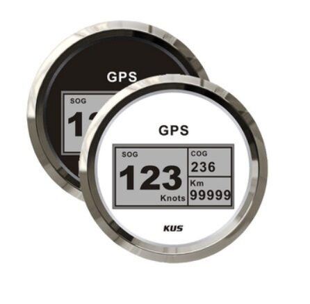 KUS - GPS ukazovateľ rýchlosti s digit.ukazov.- biely