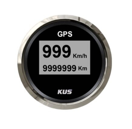 KUS - GPS ukazovateľ rýchlosti s digit.ukazov.- čierny
