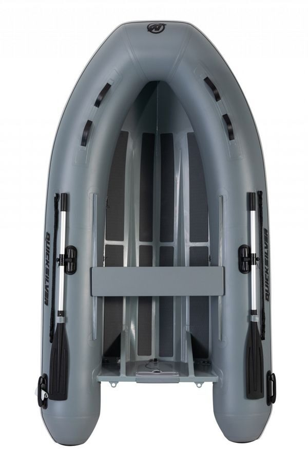 QUICKSILVER 380 ALU Rib s pevnou podlahou tmavo šedý