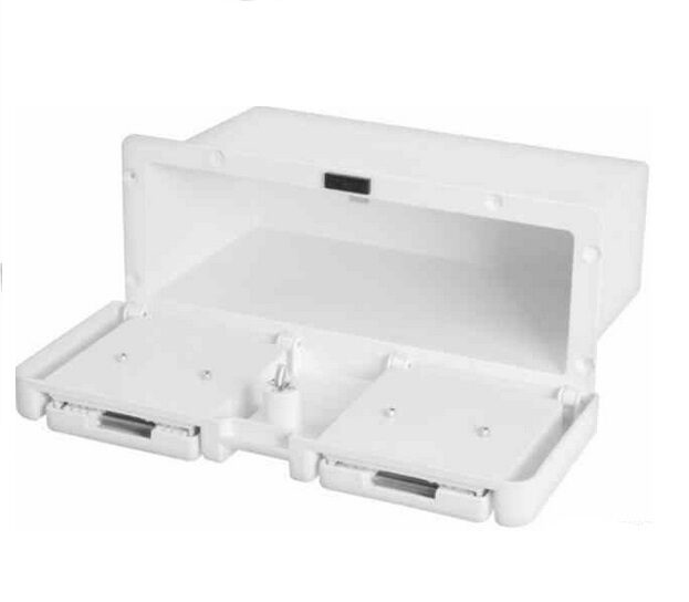 Vstavaný úložný box s 2 držiakmi na poháre 335 x 130 mm, hĺbka 153 mm