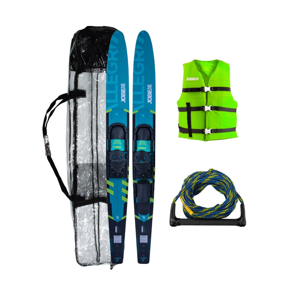 Jobe Allegre 67" Combo Waterskis Package Teal