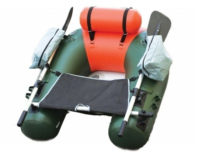 Nafukovací čln BELLY BOAT zelený - 110 cm