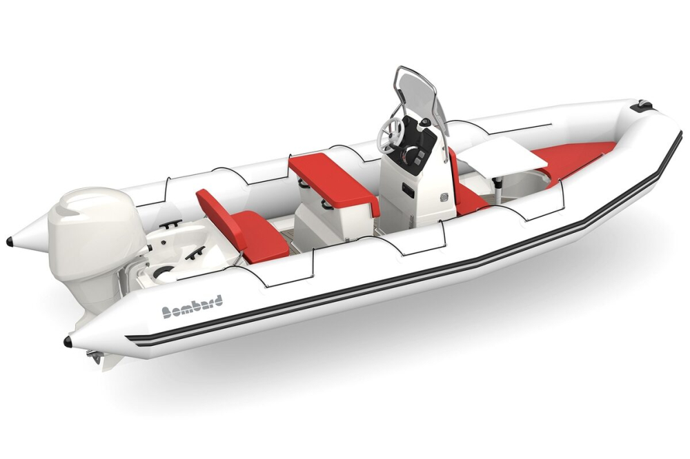 Bombard Sunrider 650 Strongan nafukovací čln sv. šedý / fire
