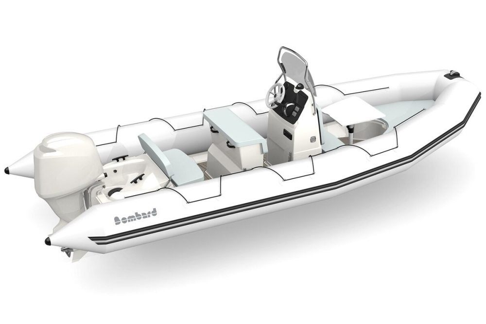 Bombard Sunrider 650 Strongan nafukovací čln svetlošedý / svetlošedý