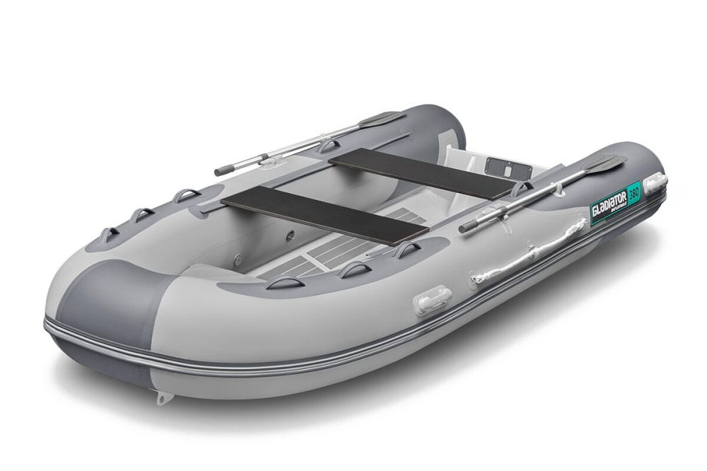 Gladiator Rib 380 AL nafukovací čln s hliníkovou podlahou - sivý