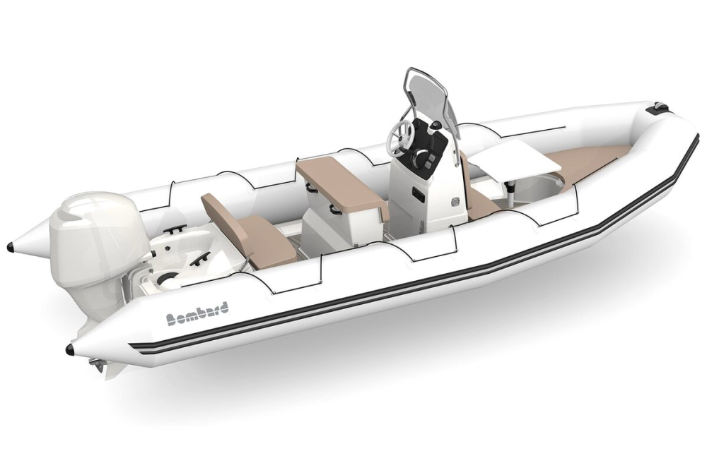 Bombard Sunrider 650 NEO nafukovací čln svetlošedý / pebble