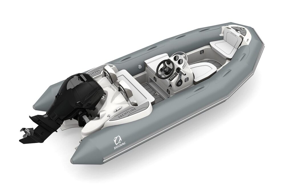 Zodiac Yachtline 400 DL Strongan nafukovací čln - šedý