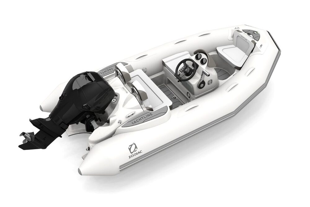 Zodiac Yachtline 360 DL NEO nafukovací čln - svetlo šedý