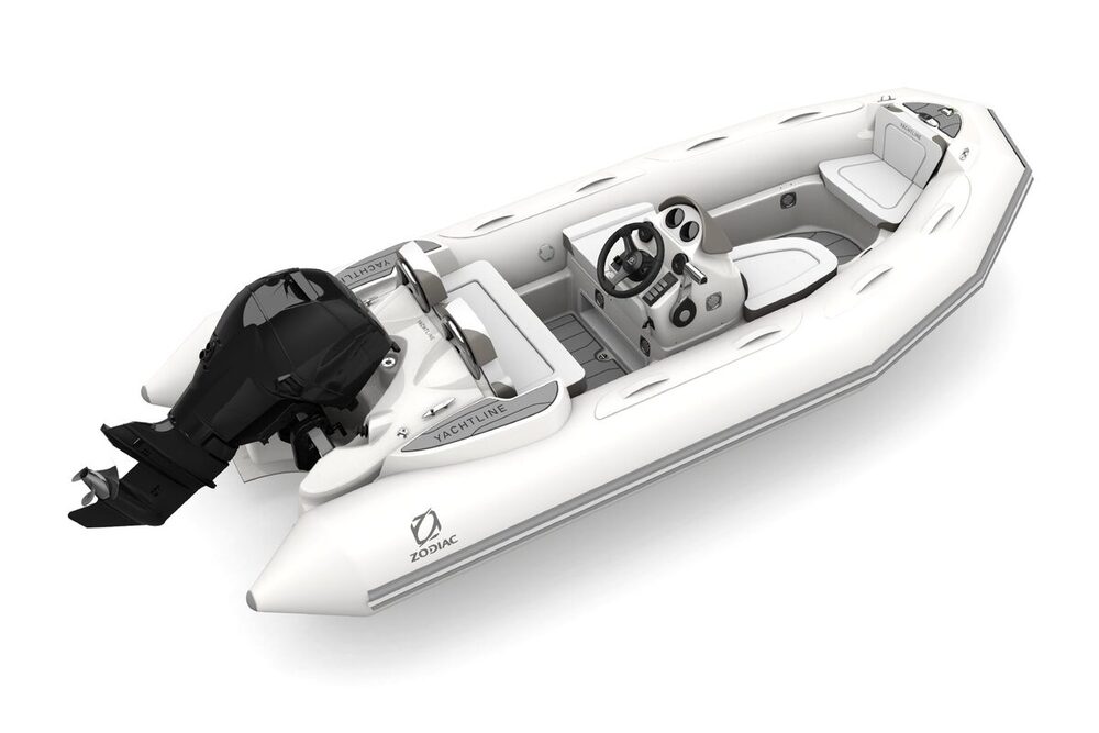 Zodiac Yachtline 400 DL NEO nafukovací čln - svetlo šedý