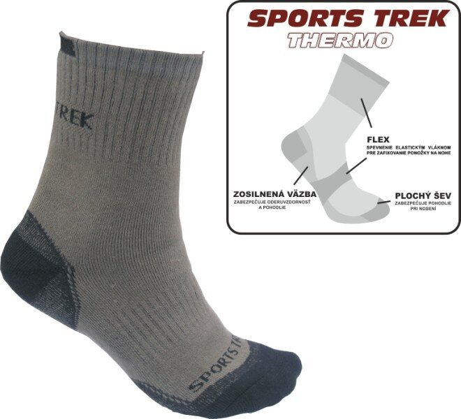 Termo ponožky pre rybárov SPORTSTrek 37-40