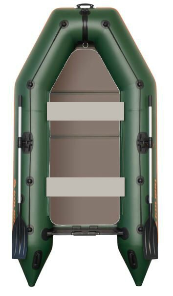 KOLIBRI KM-300P nafukovací čln s pevnou skladacou podlahou - zelený