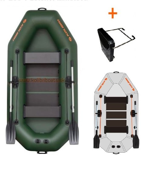KOLIBRI K-250 T nafukovací čln s lamelovou podlahou + držiak motora