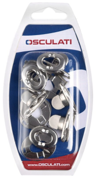 Očká na plachtu nerezové - set 4ks