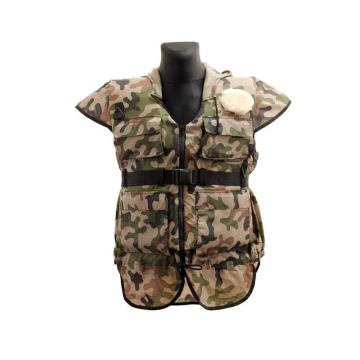 AQUARIUS vesta plávacia CAMO Angler kamufláž - XL