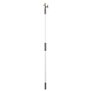 Teleskopický hliníkový lodný hák s 2 hákmi šedý 118-196 cm, Ø30 mm