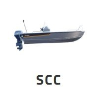 BUSTER SCC motorový čln so stredovou konzolou  -  4,43 m