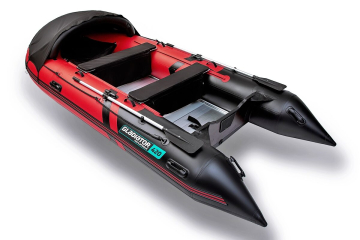 Gladiator Active C420 AL nafukovací čln s hliníkovou podlahou - červeno-čierny