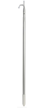 Profesionálny teleskopický lodný hák z eloxovaného hliníka zosilnený 120-209 cm, Ø 25/29mm