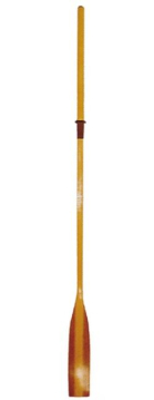 Veslo z tvrdého dreva so zakrivenou čepeľou 220 cm, Ø37mm, manžeta Ø44 mm