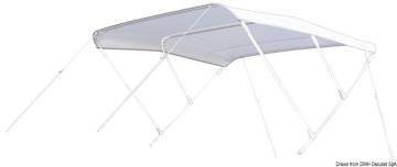 Bimini SHADE MASTER strieška na čln - šírka 160-180 cm