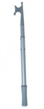 Teleskopický lodný hák z eloxovaného hliníka 60-110 cm, priemer 30 cm