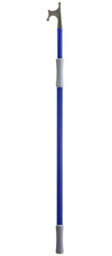 Teleskopický lodný hák hliníkový modrý 120-200cm, Ø 25/30mm