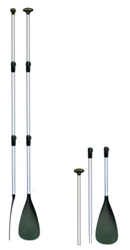 SUP pádlo hliníkové skladacie 110-215 cm