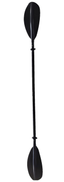 Hliníkové dvojpádlo 4 dielne, rozoberateľné - 220 cm