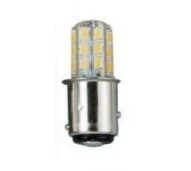 LED žiarovka BAY15d 360°, 12V, 2W, 24 LED studená biela